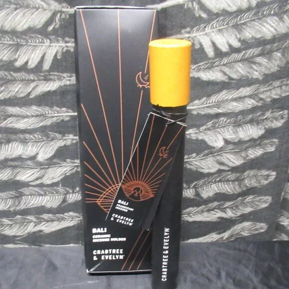 2 pk Crabtree & Evelyn Frangipani Incense Sticks and One Incense Holder Gift Set - Picture 2 of 6